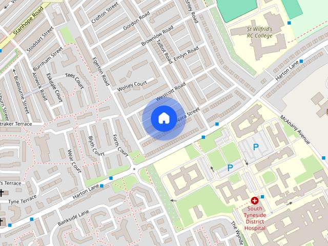 Apartment for rent in Cauldwell, South Shields
