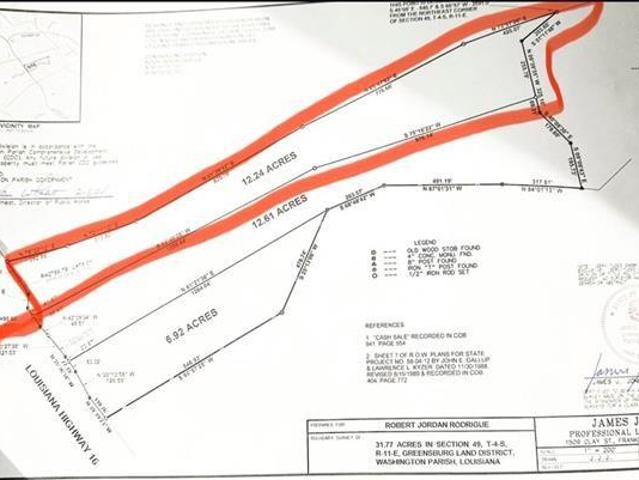 Land for sale in Franklinton, Louisiana