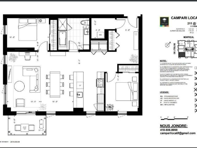 Apartment for rent in Québec, Quebec
