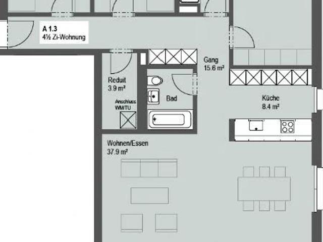 Apartment mieten in Waltenschwil, Aargau