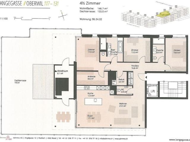 Apartment mieten in Oberwil (BL), Basel-Landschaft