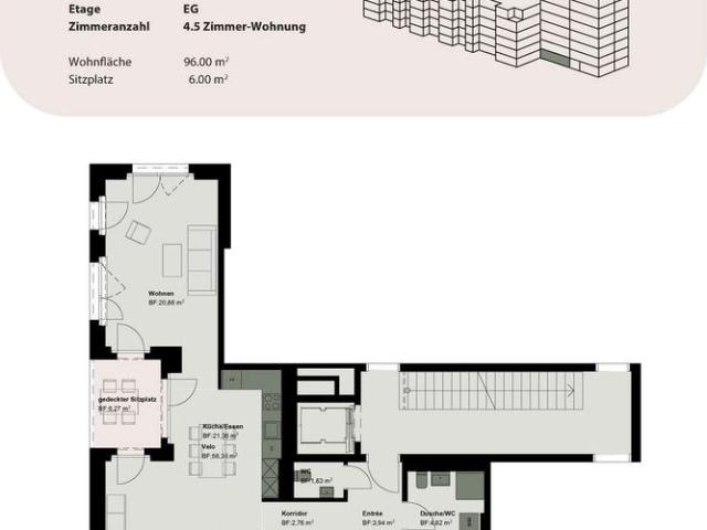 Apartment mieten in Buchs (SG), St. Gallen
