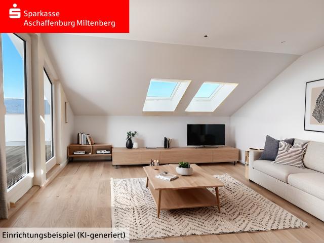 Dachgeschosswohnung kaufen in Goldbach, Bayern