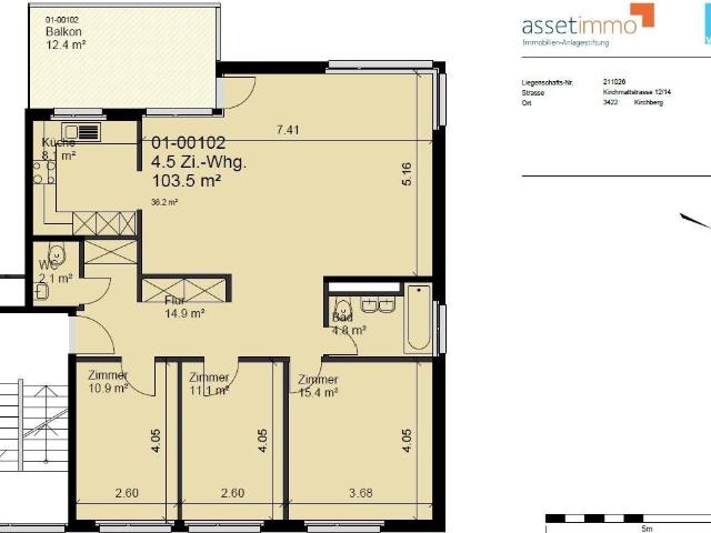 Apartment mieten in Kirchberg (BE), Bern