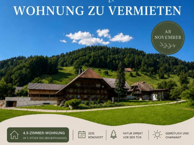 Wohnung mieten in Eggiwil, Bern