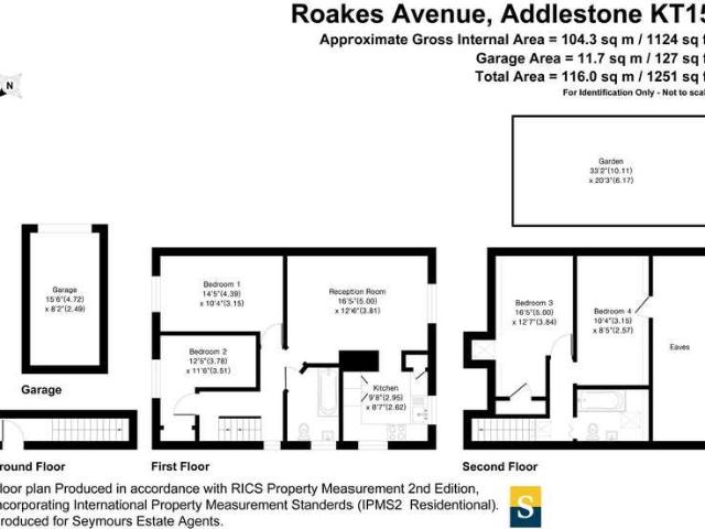 Flat for sale in Row Town, Surrey