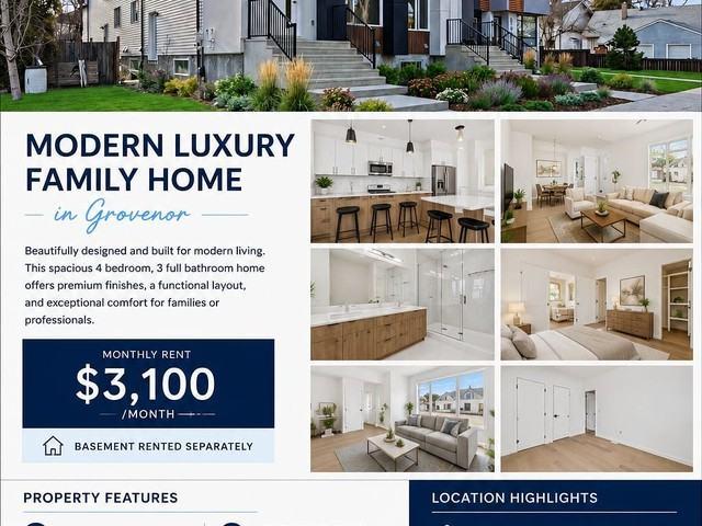 Apartment for rent in Grovenor, Edmonton