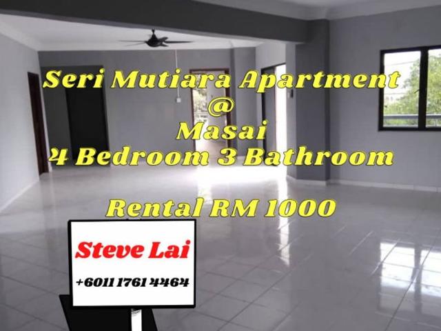 Apartment for rent in Johore Bahru, Johor