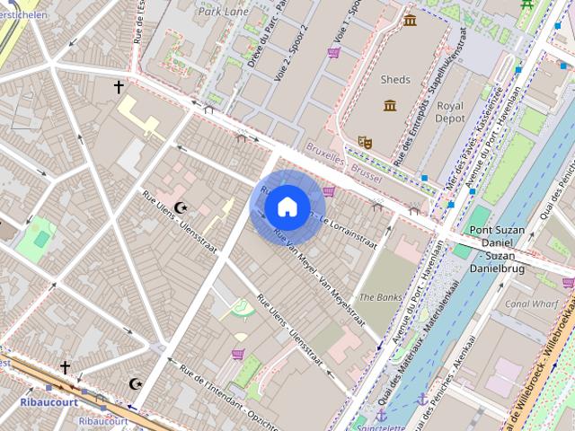 Appartement location à Molenbeek-Saint-Jean - Sint-Jans-Molenbeek, Brussel-Hoofdstad - Bruxelles-Capitale