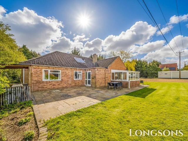 Bungalow for sale in East Tuddenham, Norfolk