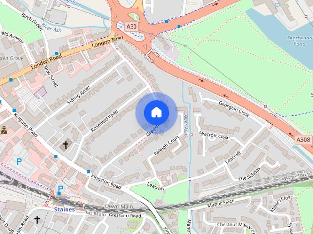House for rent in Knowle Green, Lower Halliford
