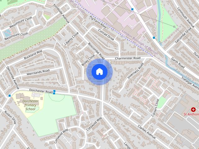 House for rent in Worcester Park, Greater London