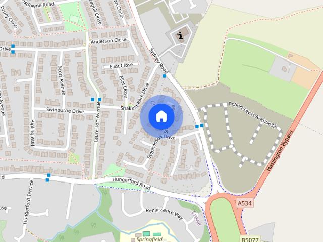 House for rent in Weston and Crewe Green, Hammond Street