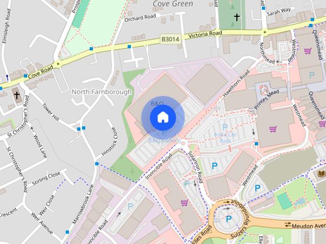House for rent in Farnborough Town Centre, Rushmoor