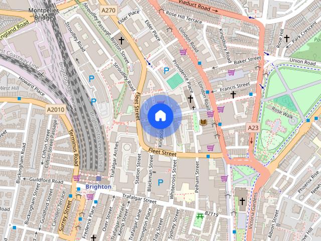 Townhouse for rent in Round Hill, Brighton & Hove
