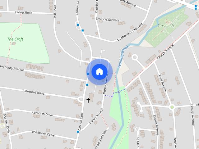 Townhouse for rent in Lane, Greater London