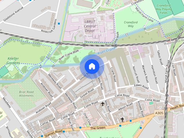 House for rent in Strawberry Hill, Greater London