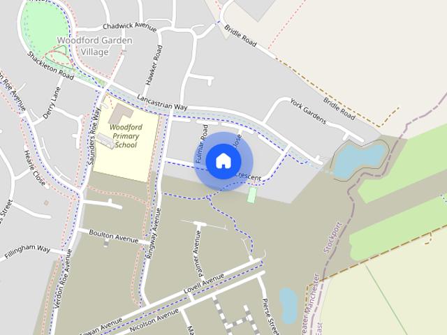 House for rent in Woodford Green, Greater Manchester
