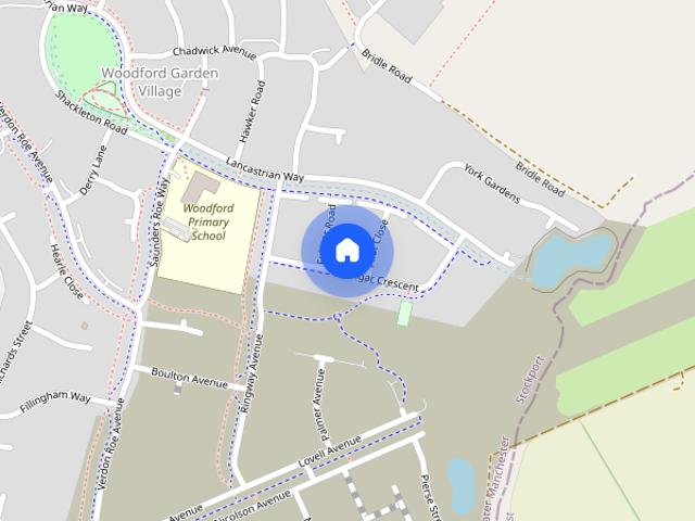 House for rent in Woodford Green, Greater Manchester