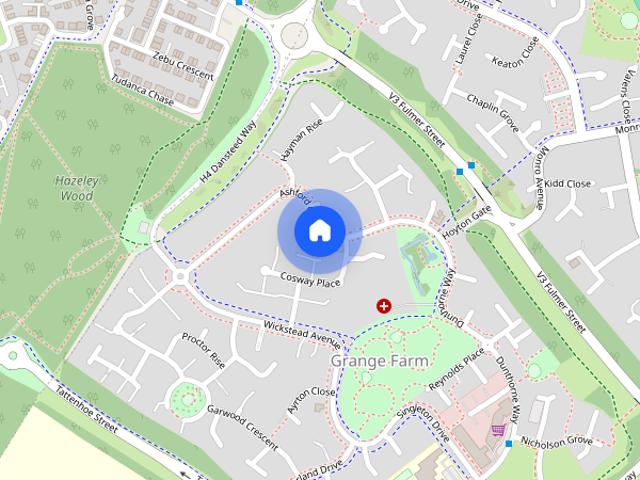 Townhouse for rent in Grange Farm, Shenley Church End
