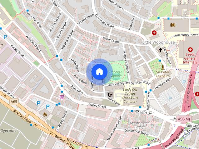 Apartment for rent in Little Woodhouse, Leeds