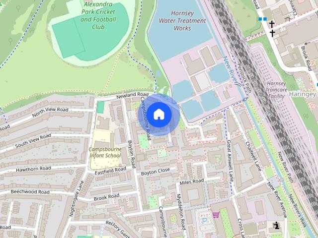Townhouse for rent in London Borough of Haringey, Greater London