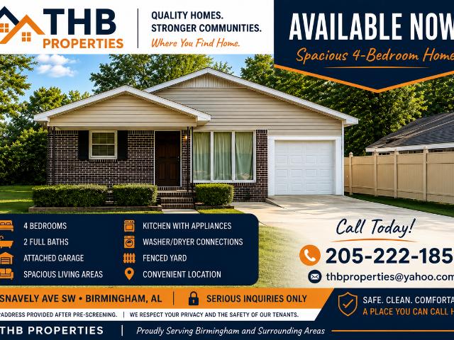 House for rent in Birmingham, Alabama
