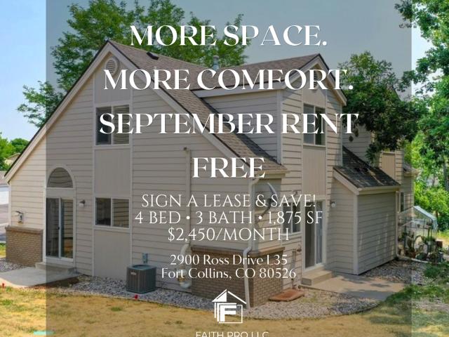 House for rent in Fort Collins, Colorado
