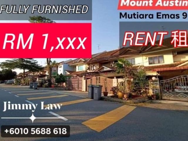 House for rent in Johore Bahru, Johor