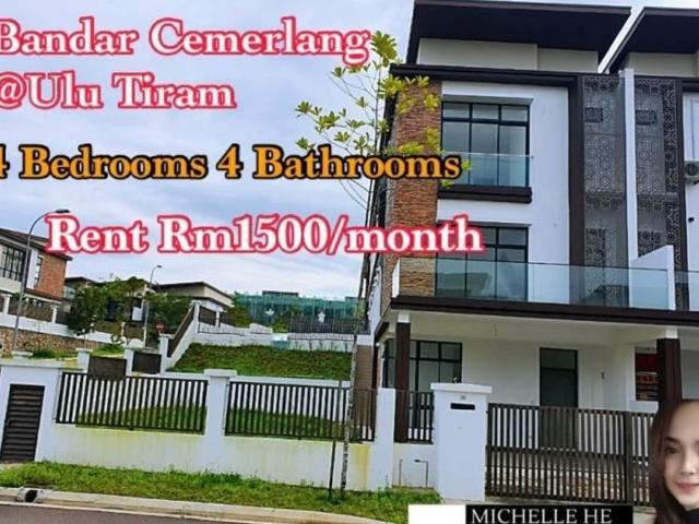 House for rent in Ulu Tiram, Johor