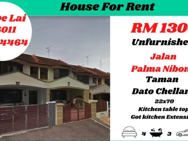 House for rent in Ulu Tiram, Johor