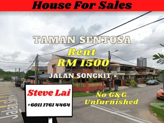 House for rent in Taman Sentosa, Johor Bahru