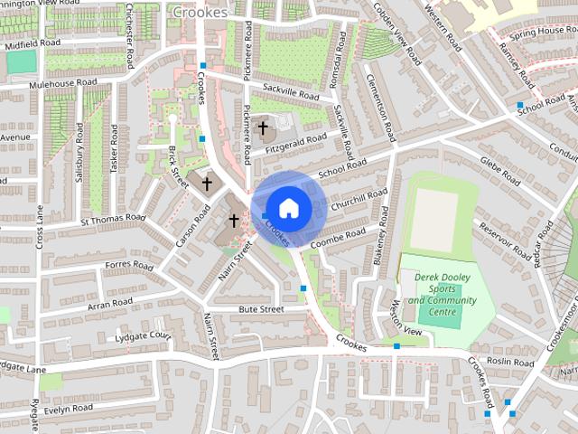 Room for rent in Crookes, South Yorkshire