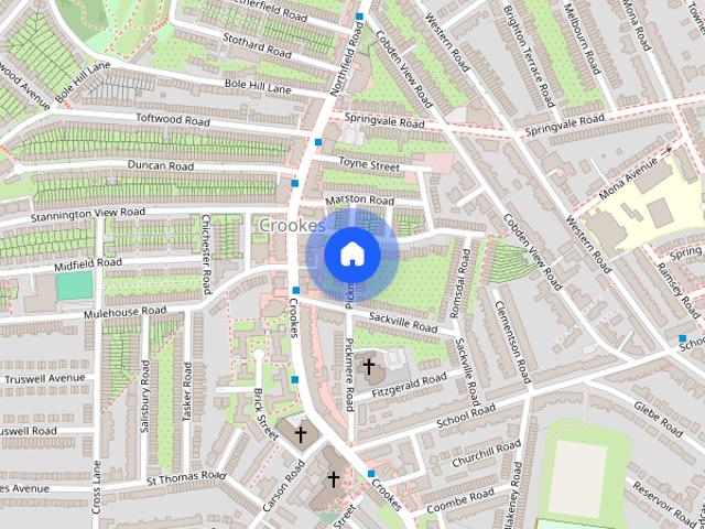 Room for rent in Crookes, South Yorkshire