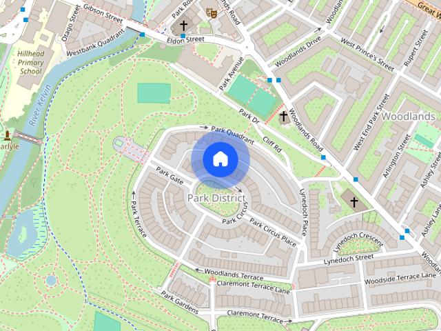 House for rent in Park District, Glasgow
