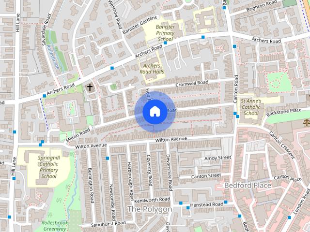 House for rent in The Polygon, City Of Southampton