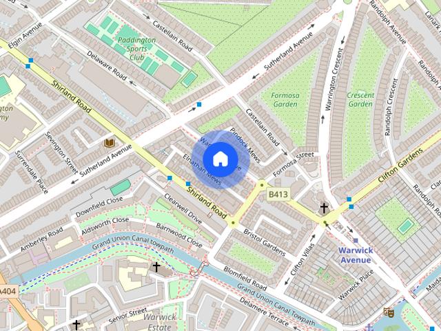 Townhouse for rent in Maida Vale, Greater London