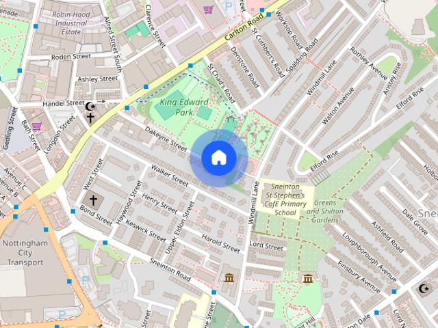 House for rent in Sneinton, City of Nottingham