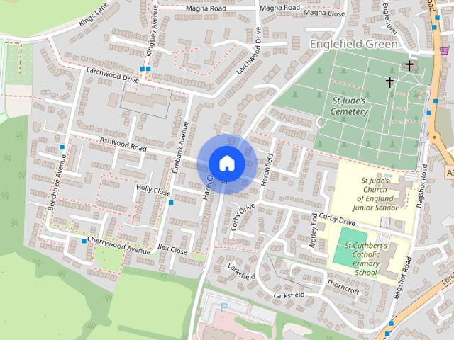 House for rent in Egham Wick, Row Town