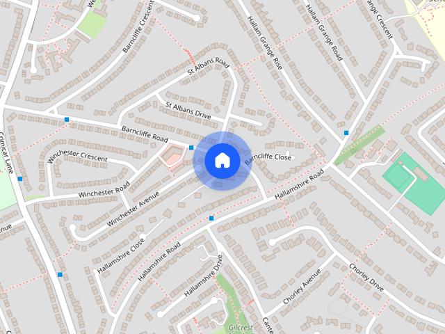 House for rent in Fulwood, South Yorkshire