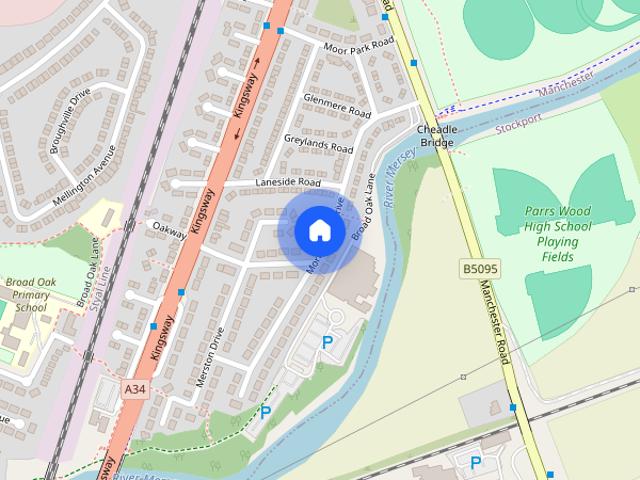 House for rent in Parrs Wood, Manchester