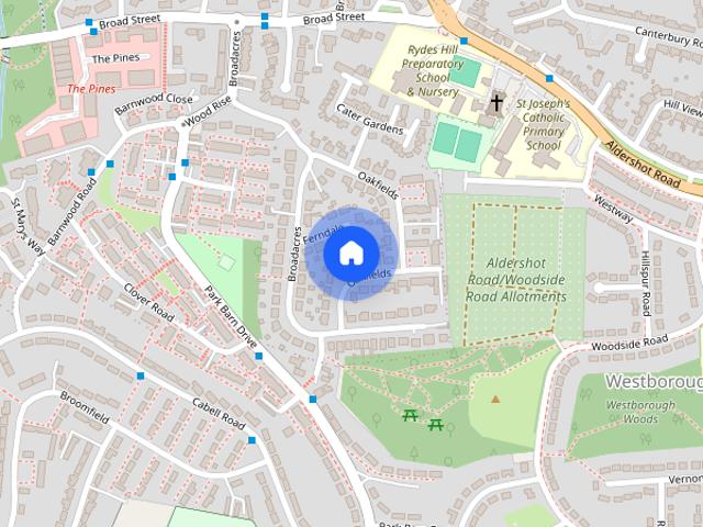 House for rent in Fairlands, Guildford
