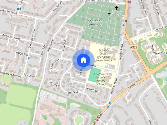 House for rent in Egham Wick, Row Town