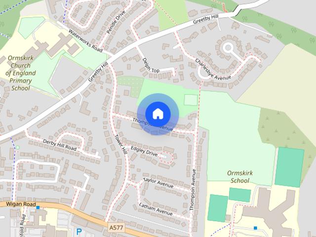 House for rent in Roby Mill, Lancashire