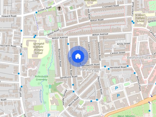 House for rent in The Polygon, City Of Southampton
