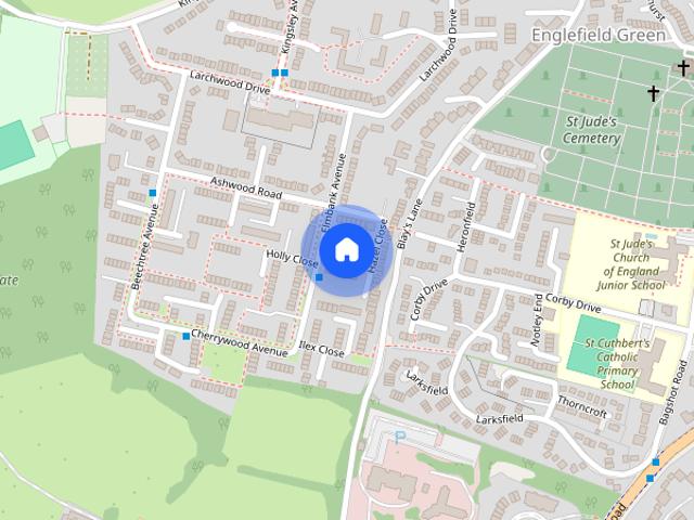 House for rent in Egham Wick, Row Town