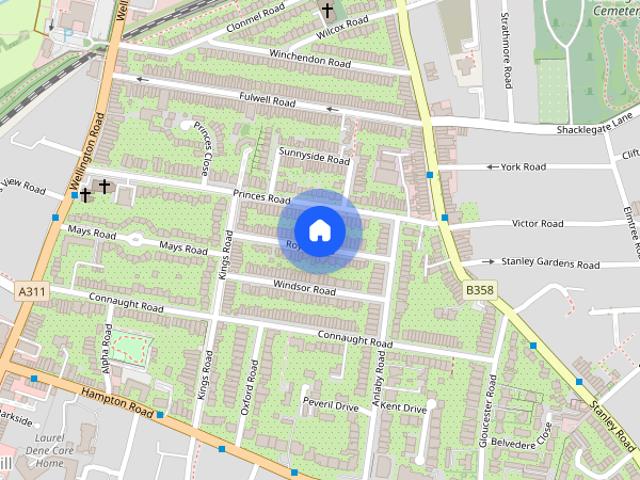 House for rent in Hampton Hill, Greater London