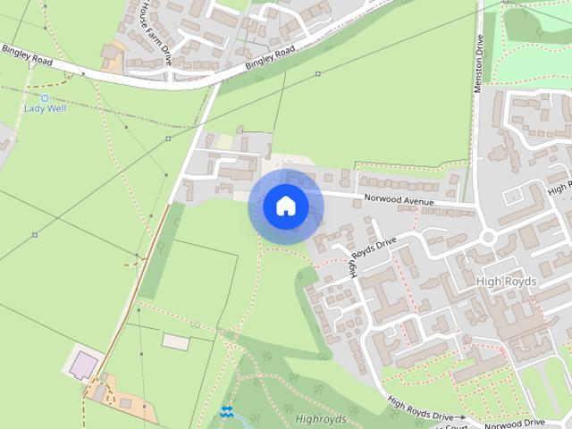 Townhouse for rent in Tranmere Park, West Yorkshire
