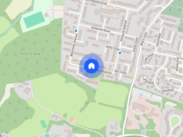 Townhouse for rent in Egham Wick, Row Town