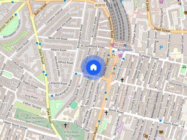Townhouse for rent in Round Hill, Brighton & Hove
